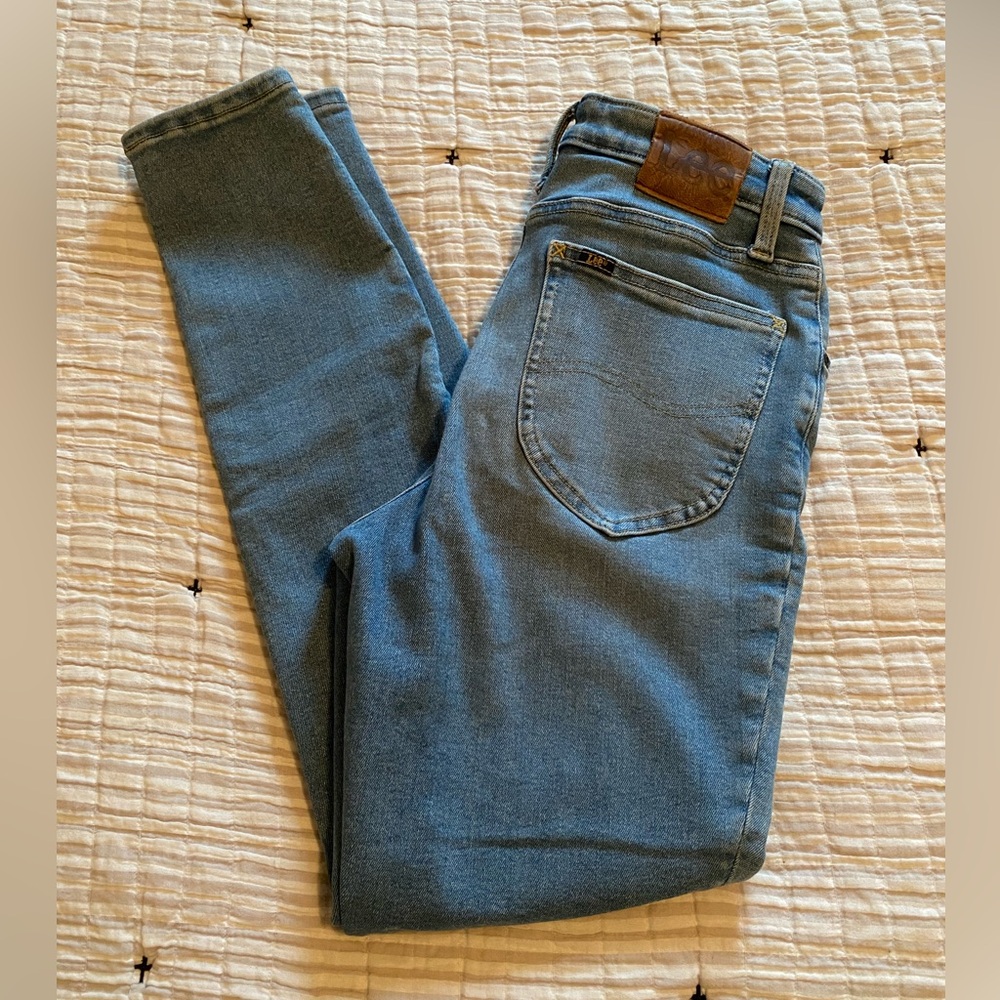 Lee Women's Skinny Jeans - Light Denim Blue